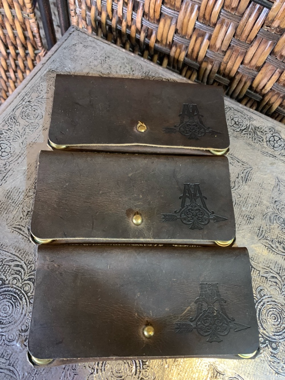 Ace and Archer Leather Sunglasses Holders Set of 3